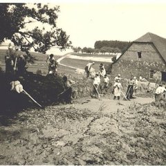 Mühlenweiher ausputzen 1959
